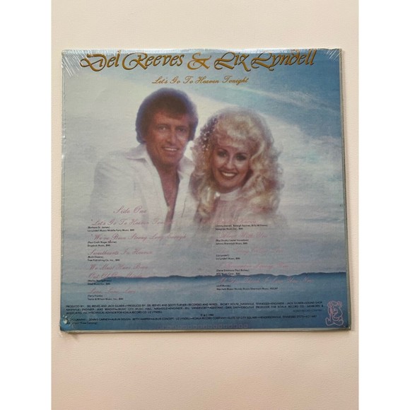 Del Reeves & Liz Lyndell Let's Go To Heaven Tonight LP Koala Record Company NEW - Picture 2 of 3